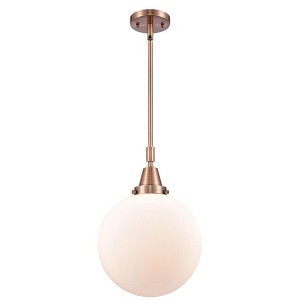 Beacon - 1 Light Stem Hung Mini Pendant In Industrial Style-14.13 Inches Tall and 10 Inches Wide - 1 of 1