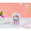 Silver Buffalo Sanrio Hello Kitty Pink Outfit Glass Mug With Lid | Holds 14 Ounces - 4 of 4