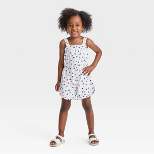Toddler Girls' Star Romper - Cat & Jack™ White