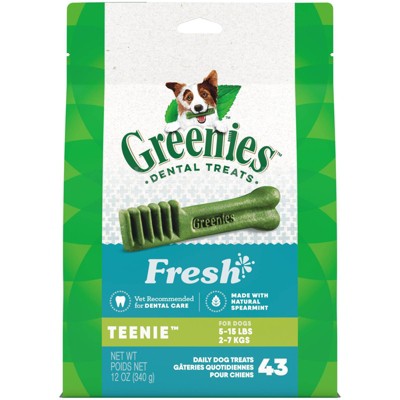 Greenies Fresh Teenie Dental Dog Treats - 12oz