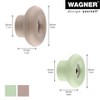 WAGNER – design yourself Multifunctional Wall Hook Set, Black Rubber & Steel, 4pc — Supports up to 35 lbs - 2 of 4