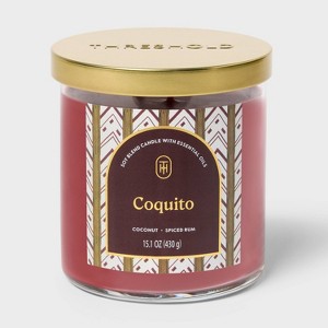 2 Wick Lidded Jar Candle - Threshold™ - 1 of 3