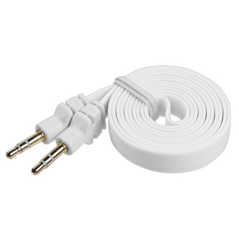 Mybat White Noodle Audio Cable With 3 5mm To 3 5mm Plug Target