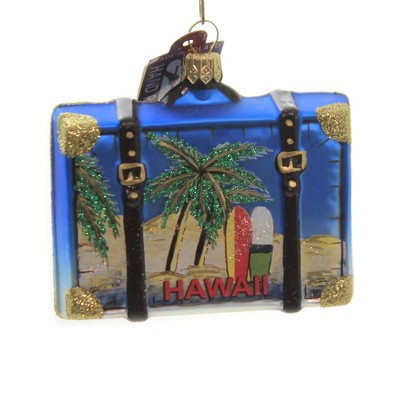 2.75 In Hawaii Suitcase Travel Vacation Tree Ornaments : Target