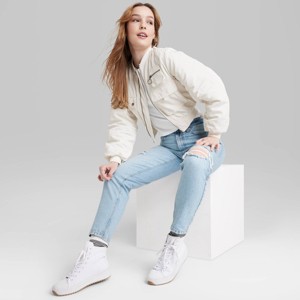 Women's Super-High Rise Tapered Jeans - Wild Fable™ - 1 of 3
