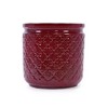 Chic Crate Modern Ceramic Planter Pots Set of 3 – Versatile Indoor/Outdoor Flowerpots with Drainage Holes - 4 of 4