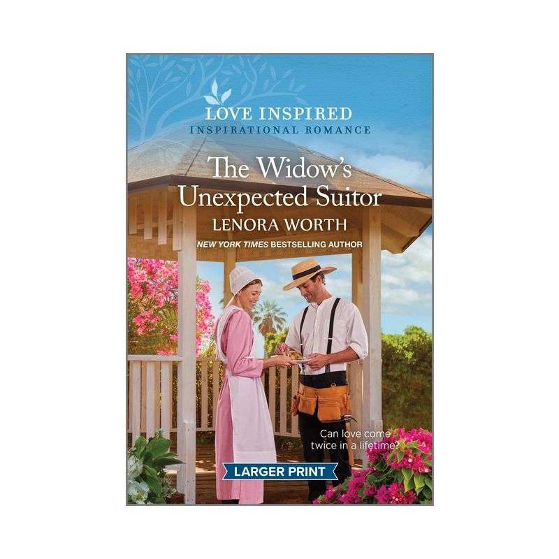 The Widow's Unexpected Suitor - (Pinecraft Seasons) Large Print by  Lenora Worth (Paperback), 1 of 2