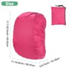 Unique Bargains Waterproof Backpack Rain Cover with A Carry Pouch for Hiking/Biking 1 Pc - 3 of 4