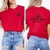 Simply Sage Market Women's North Pole University Front and Back Short Sleeve Graphic Tee - 2 of 4