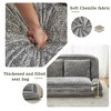 Okak Large Loveseat Floor Bean Bag Human Dog Bed with 5 Adjustable Position,Extra Lazy Chenille 2-in-1 Couch for You & Pets - 4 of 4