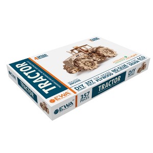 EWA Eco-Wood-Art Tractor 3D Wooden STEM Construction Kit - 1 of 3