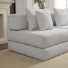 Kumasinova Modern Upholstered Sectional Sofa Couch Set, Oversized Modular Corduroy Sofa with 6 Pillows, DIY Configurable, Non-Slip Design - 3 of 4