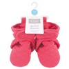 Hudson Baby Infant and Toddler Girl Quilted Booties, Dark Pink - 2 of 2