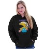 PACMAN Halloween Full Moon Night Hoodie Sweatshirt Women Men Brisco Brands - 2 of 4