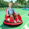 Toddlers Bumper Car, 12V Ride On Toy Car for Kids, Electric Ride On Car w/Remote Control, Baby Bumping Toy Car 2 Speeds, LED Lights, 360 Degree Spin - 2 of 4