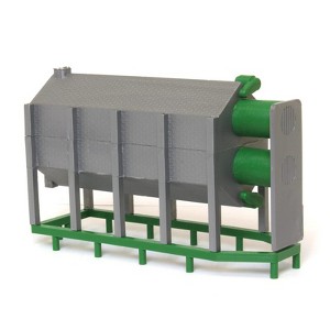 Standi Toys 1/64 1 High Stackable Gray and Green Grain Dryer ST41 - 1 of 1