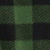 plaid black & green