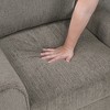 Chenille Upholstered Accent Chair with Rolled Arms and Solid Wood Frame for Living Room - 4 of 4