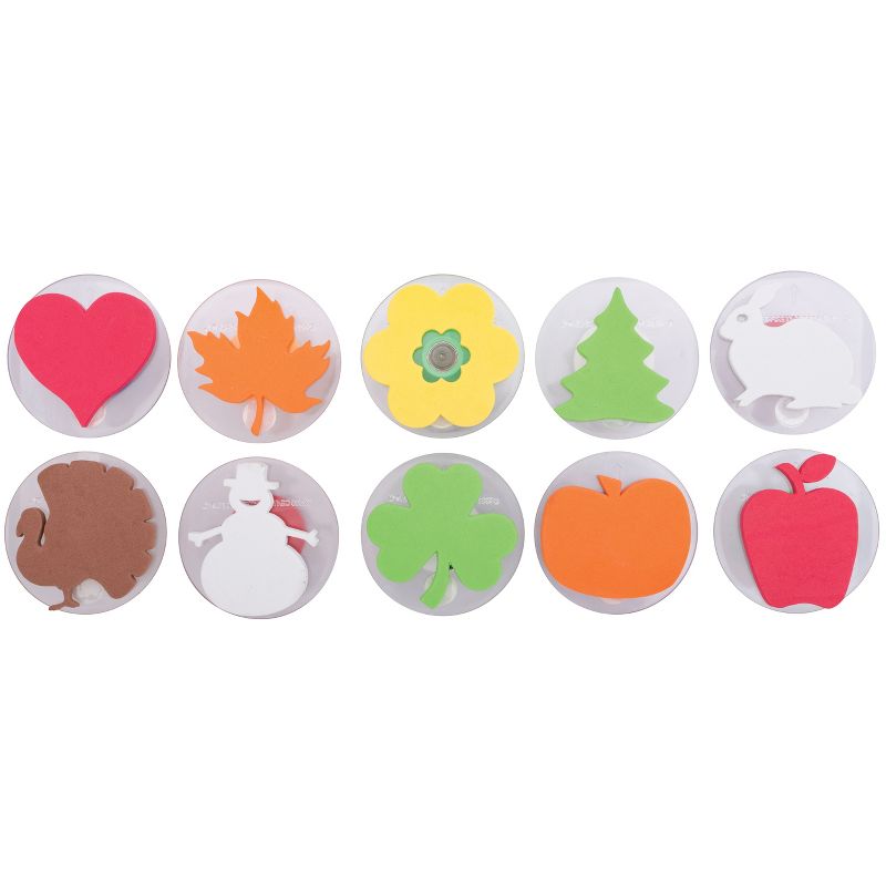 Ready 2 Learn Giant Stampers, Holiday Shapes, Set of 10, 1 of 4