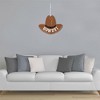 Big Dot of Happiness Western Hoedown - Hanging Porch Wild West Cowboy Party Outdoor Decorations - Front Door Decor - 1 Piece Sign - 3 of 4