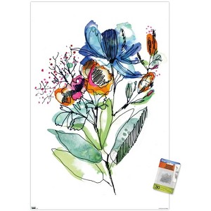 Trends International Cayena Blanca - Flowers Unframed Wall Poster Prints - 1 of 4