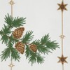 Saro Lifestyle Embroidered Pinecone Runner - 3 of 4