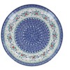 Blue Rose Polish Pottery Ceramika Artystyczna Dinner Plate - 2 of 2