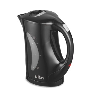 Salton Cordless Electric Kettle, 1.7 Liter Capacity, Automatic Shut-Off and Boil-Dry Protection, Water Level Window, 1500 Watts, Black (JK1199) - 1 of 4