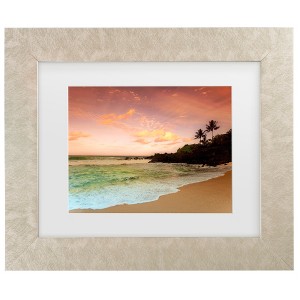 Trademark Fine Art - Alan Klu North Shore Dawn, Oahu Matted Framed Art - 1 of 4