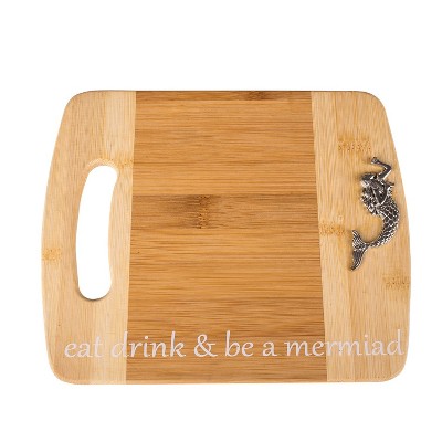 Beachcombers 8.7" WOOD/METAL BE A MERMAID CUTTING BRD