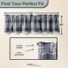 Park Designs Slate Dylan Lined Layered Valance 16''L - 3 of 4
