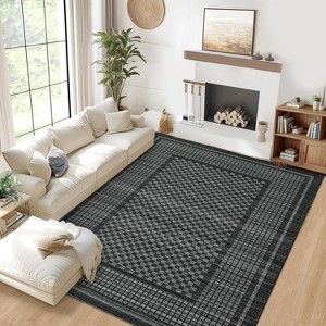 Coucheta Washable Runner Rug, Non-Slip Low Pile , Boho Chic Hallway Kitchen Bedroom Carpet for Your Home,Multi-Color & Size - 1 of 4