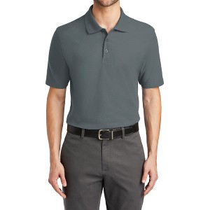 Mafoose Men's Classic Fit Short Sleeve Tall Stain-Release Moisture-Wicking Polo Shirt - 1 of 4