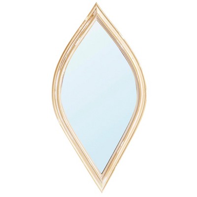 FURNIinspire Decorative Wall Mirrors Diamond Shaped Mirror for Modern Home Decor, Antique Gold, 1.2"*14.2"*1.1"