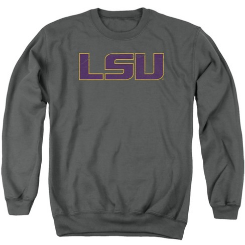 Louisiana State UniversityOfficial Distressed Primary Unisex Adult Crewneck Sweatshirt - image 1 of 4