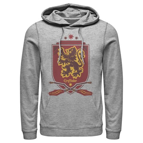 Men s Harry Potter Gryffindor House Shield Pull Over Hoodie