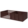 PawHut 81" x 40" Whelping Box for Dogs Built for Mother's Comfort, Newborn Puppy Supplies, Puppy Playpen with Adjustable Height Entrance Door - 4 of 4