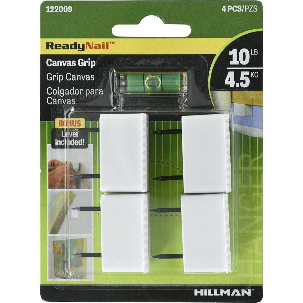 Hillman 4pk Canvas Grip Hangers