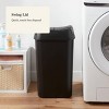13.3gal Pivot Lid Waste Can Black - Brightroom™: Kitchen Trash Can, Swing Lid, 13 Gallon Capacity, Indoor Use - 4 of 4