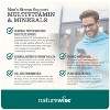 NatureWise Multivitamin for Men + Stress Support + Fulvic Ionic Minerals + Probiotics for Immunity, Male Health, Digestion - Vegetarian  60 Capsules - 4 of 4