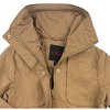 Yoki Big Girls' Lightweight Hidden Zipper Hood Trench Jackets - 3 of 4
