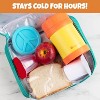 Bentology Hard Ice Pack for Lunch Box or Bag (3 Pack) - Keep Cool Freezer Cold Packs, Reusable and Great for Kids or Adults, Long-Lasting, Slim & - 2 of 3