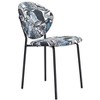 Zuo Clyde Dining Chair (Set of 2) Leaf Print and Black - image 3 of 4