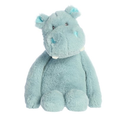 Blue stuffed shop hippo