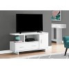 Monarch Specialties Tv Stand 48 Inch Console Media Entertainment Center Storage Cabinet Drawers Laminate White Contemporary Modern - 2 of 4