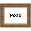 PosterPalooza | Photo Size Museum Gold Picture Frame - UV Acrylic, Foam Board Backing, Hanging Hardware - 2 of 4