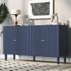 NicBex 58.1 Inch Sideboard Cabinet Modern Minimalist 4 Doors Buffet Cabinet Kitchen Coffee Bar Cabinet - 4 of 4