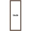 PosterPalooza | Panoramic Elegant Brown Picture Frame - UV Acrylic, Foam Board Backing, Hanging Hardware - 2 of 4