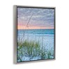 Stupell Industries Coastal Sea Grass Sprigs Beach Shore Floating Frame Canvas Art - 2 of 4