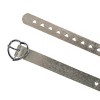 CTM Women's Metallic Heart Punched Belt with Heart Buckle - 2 of 3